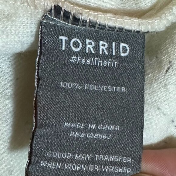 TORRID Trucker Jacket - Faux Shearling White Size 2XL - Picture 10 of 12